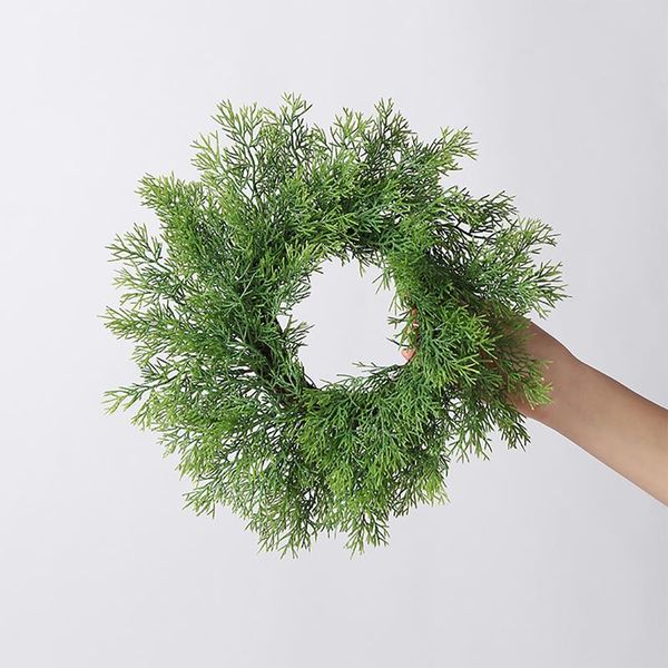 decorative flowers & wreaths artificial green leaves wreath front door home party hanging pendant decor grass ring fake wedding ornament
decorative flowers & wreaths artificial green leaves wreath front door home party hanging pendant decor grass ring fake wedding ornament