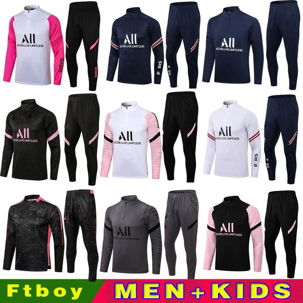 20 21 22 soccer survetement tracksuit psgs mbappe sergio ramos icardi jacket futbol men long sleeves kit sets hommes sportswear training sui, Black
20 21 22 soccer survetement tracksuit psgs mbappe sergio ramos icardi jacket futbol men long sleeves kit sets hommes sportswear training sui, Black