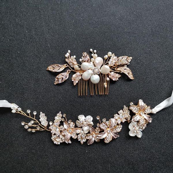 other slbridal handmde rhinestones shell pearls flower bridal headband hair comb set wedding barrettes accessories women jewelry, Golden;white
other slbridal handmde rhinestones shell pearls flower bridal headband hair comb set wedding barrettes accessories women jewelry, Golden;white