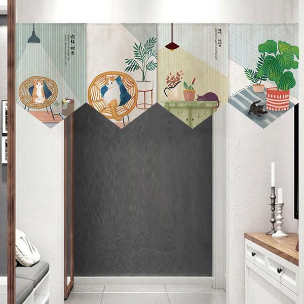curtain & drapes cartoon cat pennant kitchen partition half home decoration green plants short door covering
curtain & drapes cartoon cat pennant kitchen partition half home decoration green plants short door covering