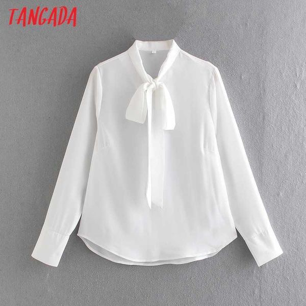 tangada women bow white shirts long sleeve solid elegant office ladies work wear blouses ce197 210609
tangada women bow white shirts long sleeve solid elegant office ladies work wear blouses ce197 210609