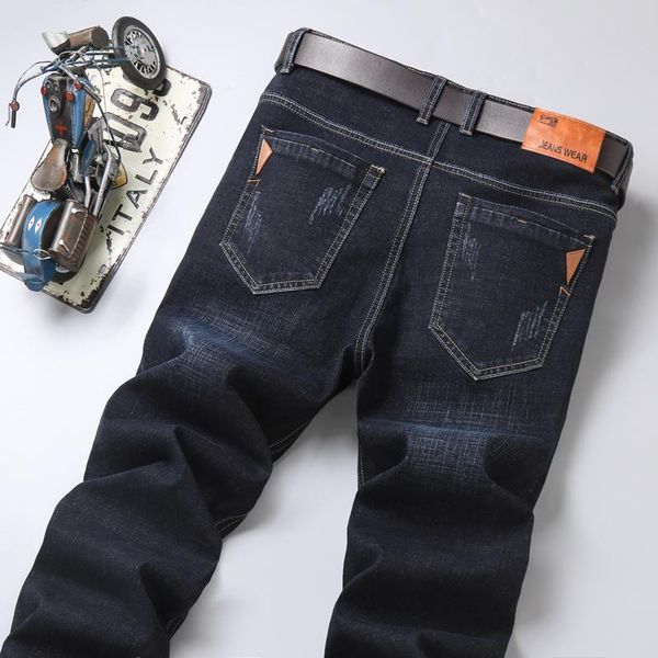 brand men jeans 2021 slim straight business casual black blue elasticity cotton denim pants trousers men's
brand men jeans 2021 slim straight business casual black blue elasticity cotton denim pants trousers men's