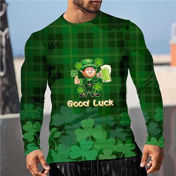 men's t shirt 3d print graphic tartan saint patrick day crew neck street daily print long sleeve basic designer big and tall green 22t, White;black
men's t shirt 3d print graphic tartan saint patrick day crew neck street daily print long sleeve basic designer big and tall green 22t, White;black