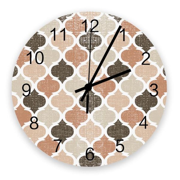 wall clocks 30cm clock geometric brown vintage morocco home quiet silent simple mute decorative living room watch
wall clocks 30cm clock geometric brown vintage morocco home quiet silent simple mute decorative living room watch