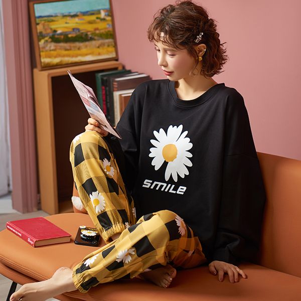 2021atuendo autumn 100% cotton black pajamas set for women spring warm atoff home satin sleepwear soft kawaii silk lounge nightwear, Black;red
2021atuendo autumn 100% cotton black pajamas set for women spring warm atoff home satin sleepwear soft kawaii silk lounge nightwear, Black;red
