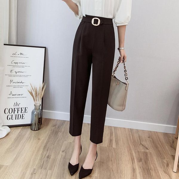 women's pants & capris realeft spring summer korean ol style formal harem pockets 2021 high waist elegant office lady ankle-length, Black;white
women's pants & capris realeft spring summer korean ol style formal harem pockets 2021 high waist elegant office lady ankle-length, Black;white
