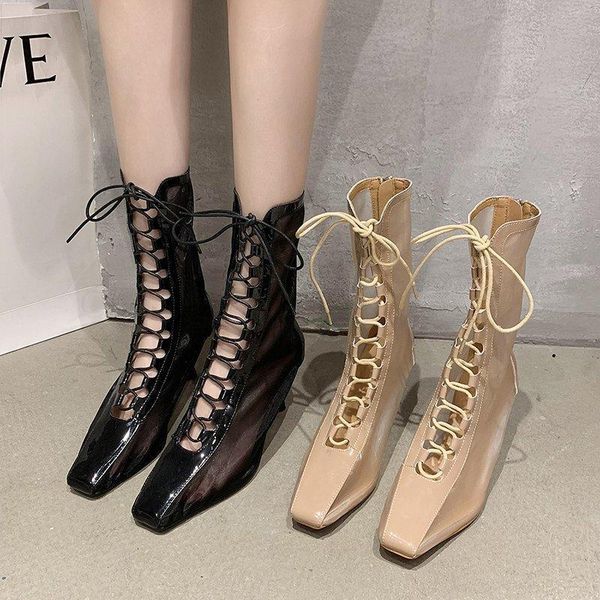 sandals ladies ankle cross-tied fashion women's shoes girls summer mesh hollow women boots, Black
sandals ladies ankle cross-tied fashion women's shoes girls summer mesh hollow women boots, Black
