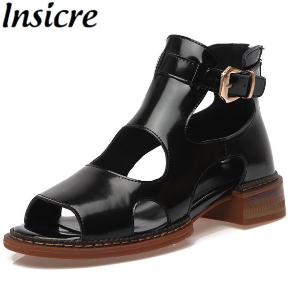 insicre women sandals cow leather zipper round toe low heels 2021 summer fashion casual shoes black full genuine
insicre women sandals cow leather zipper round toe low heels 2021 summer fashion casual shoes black full genuine
