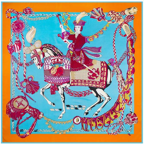 130cm*130cm women2021 fashion twill silk the rosewood horses antly square scarf beautiful scarves, Blue;gray
130cm*130cm women2021 fashion twill silk the rosewood horses antly square scarf beautiful scarves, Blue;gray