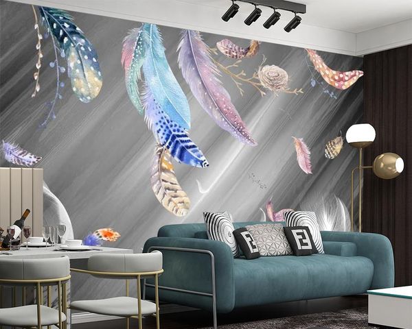 fluttering colorful feathers 3d mural wallpaper living room bedroom kitchen european wallpapers home improvement wall papers
fluttering colorful feathers 3d mural wallpaper living room bedroom kitchen european wallpapers home improvement wall papers