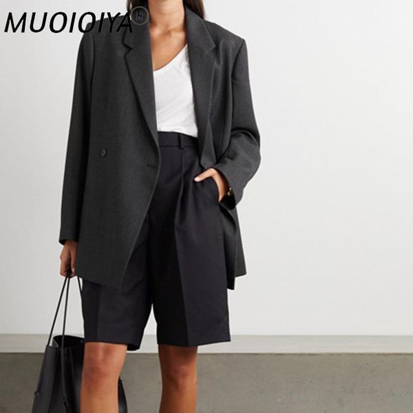women's suits & blazers women wool blend plaid ol coat 2021 double -breasted office wear notched suit jacket female outwear, White;black
women's suits & blazers women wool blend plaid ol coat 2021 double -breasted office wear notched suit jacket female outwear, White;black
