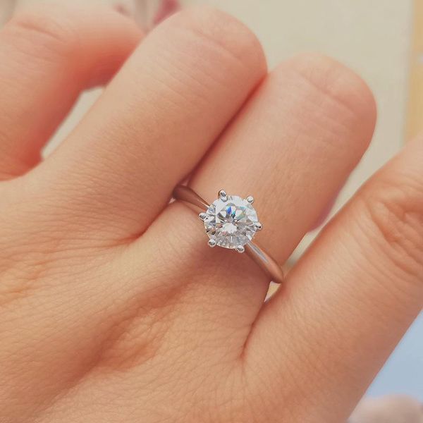 cluster rings gem's ballet 1ct 2ct 3ct round moissanite 6 prong solitaire engagement for women 925 sterling silver ring jewelry, Golden;silver
cluster rings gem's ballet 1ct 2ct 3ct round moissanite 6 prong solitaire engagement for women 925 sterling silver ring jewelry, Golden;silver