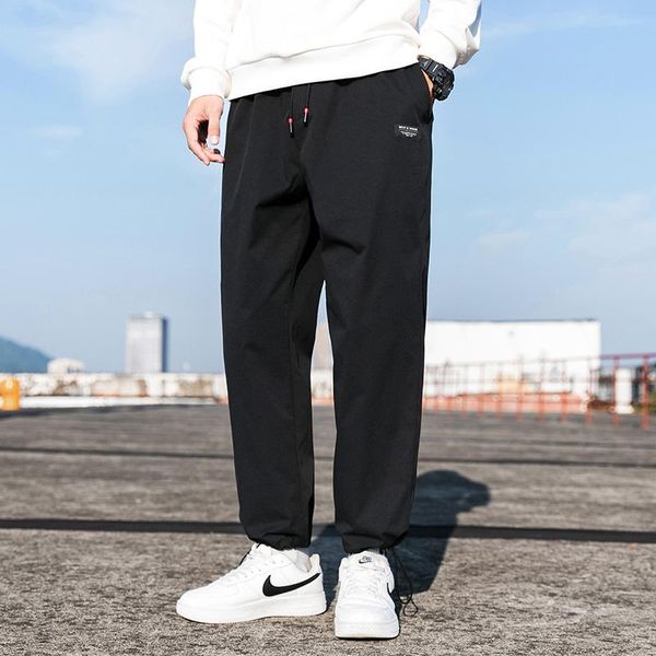men's pants logo men long summer leisure trousers han edition tide youth junior middle school students nine minutes o, Black
men's pants logo men long summer leisure trousers han edition tide youth junior middle school students nine minutes o, Black