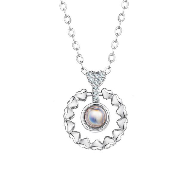 bettyue letter necklace 100 languages i love you projection pendant jewelry for women lovely memory wedding gift chains, Silver
bettyue letter necklace 100 languages i love you projection pendant jewelry for women lovely memory wedding gift chains, Silver