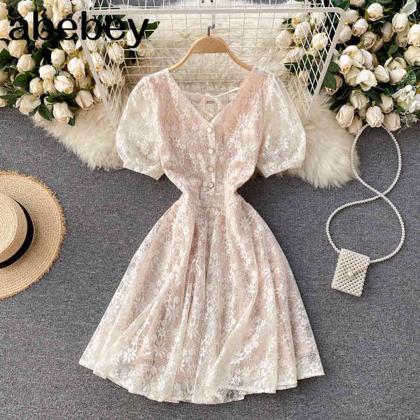 elegant french lace blackless short dress women v neck puff sleeve solid slim autumn korean streetwear 210512, Black;gray
elegant french lace blackless short dress women v neck puff sleeve solid slim autumn korean streetwear 210512, Black;gray