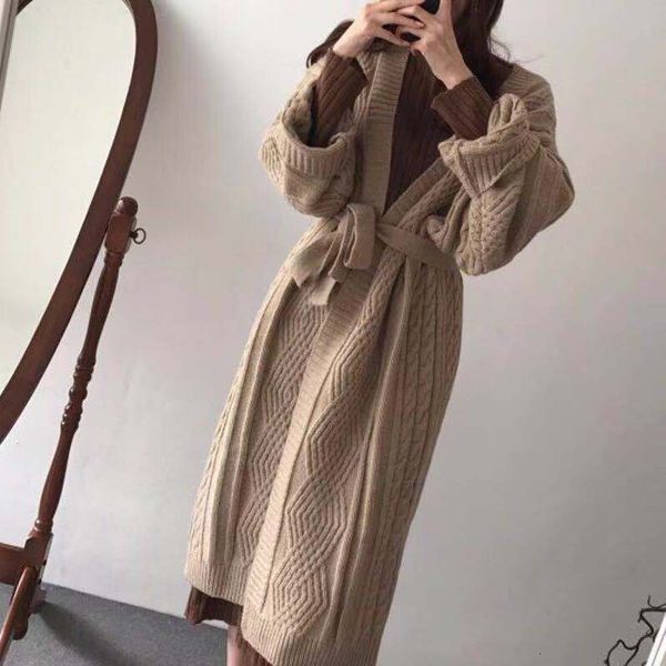sweaters vintage loose twist knitted open stitch jumpers women sweater winter full sleeve lace-up female long cardigan o3bq, White;black
sweaters vintage loose twist knitted open stitch jumpers women sweater winter full sleeve lace-up female long cardigan o3bq, White;black
