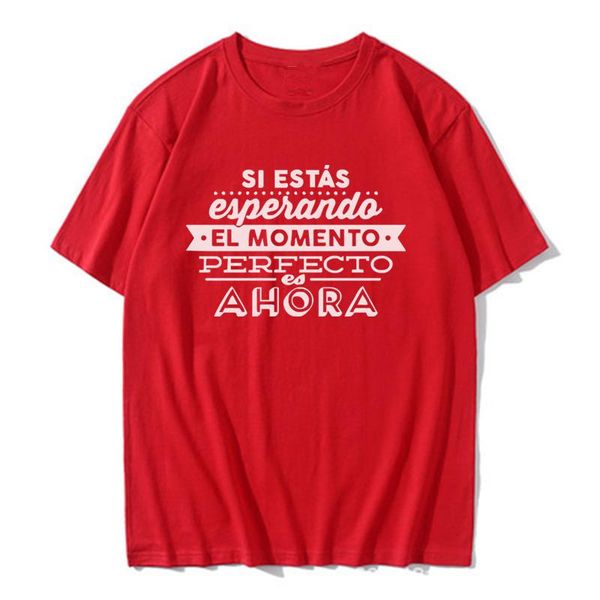 women's t-shirt 100% cotton t-shirts for women spanish sentences print casual o-neck short-sleeved summer female clothing, White
women's t-shirt 100% cotton t-shirts for women spanish sentences print casual o-neck short-sleeved summer female clothing, White