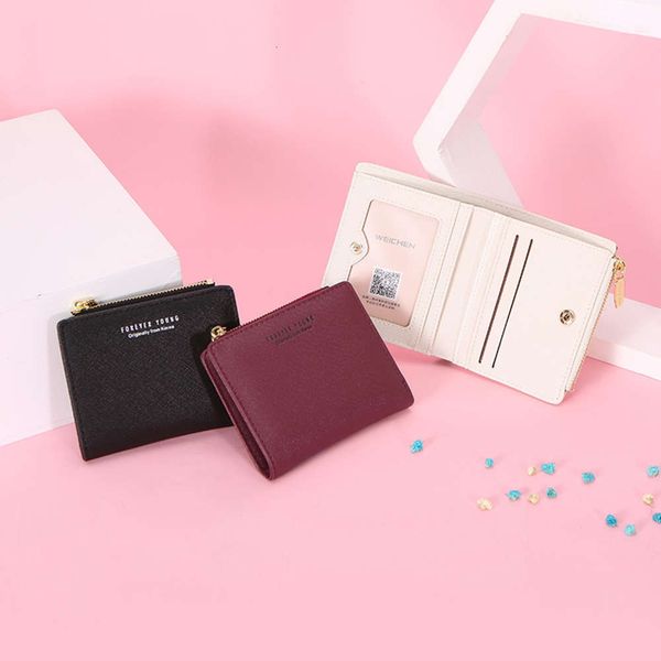 2021 popularforever young women's short korean letter small multi card slot zero wallet wilson
2021 popularforever young women's short korean letter small multi card slot zero wallet wilson
