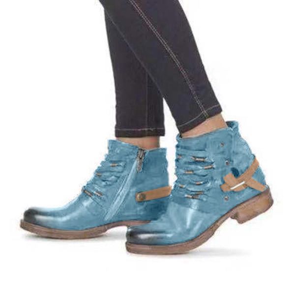 boots women warmer hiking snow fashion leather flats round toe low-heeled shoes woman buckle hollow ankle botas mujer, Black
boots women warmer hiking snow fashion leather flats round toe low-heeled shoes woman buckle hollow ankle botas mujer, Black