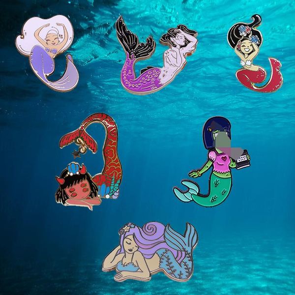 pins, brooches beautiful mermaid brooch mythical sea princess enamel pin fantasy ocean creatures gorgeous sirene metal badge summer art deco, Gray
pins, brooches beautiful mermaid brooch mythical sea princess enamel pin fantasy ocean creatures gorgeous sirene metal badge summer art deco, Gray