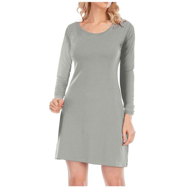 casual dresses stripe for women 2021 long sleeve straight dress round neck a-line fall fashion mini vestidos mujer verano, Black;gray
casual dresses stripe for women 2021 long sleeve straight dress round neck a-line fall fashion mini vestidos mujer verano, Black;gray