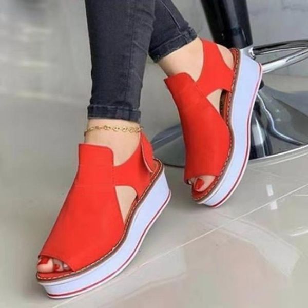 summer 2021 casual wedges women sandals fashion breathable mid heel solid color footwear shoes round toe lady fish mouth, Black
summer 2021 casual wedges women sandals fashion breathable mid heel solid color footwear shoes round toe lady fish mouth, Black