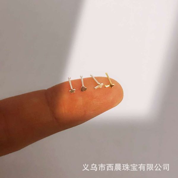 popular sterling silver nose nail super mini star shaped cross body piercing jewelry nose
popular sterling silver nose nail super mini star shaped cross body piercing jewelry nose