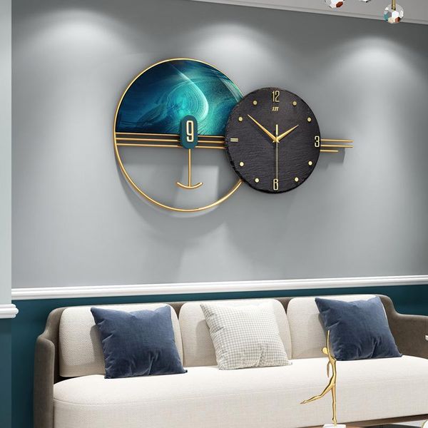 wall clocks 65cm light luxury living room clock home decoration metal watch natural rock dial
wall clocks 65cm light luxury living room clock home decoration metal watch natural rock dial