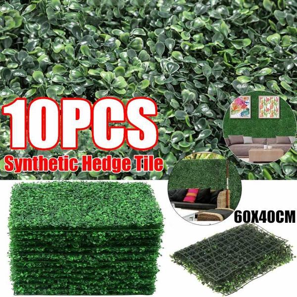 decorative flowers & wreaths 1/10pcs artificial plant foliage hedge grass mat greenery wall fence uv protection panel outdoor garden home de
decorative flowers & wreaths 1/10pcs artificial plant foliage hedge grass mat greenery wall fence uv protection panel outdoor garden home de