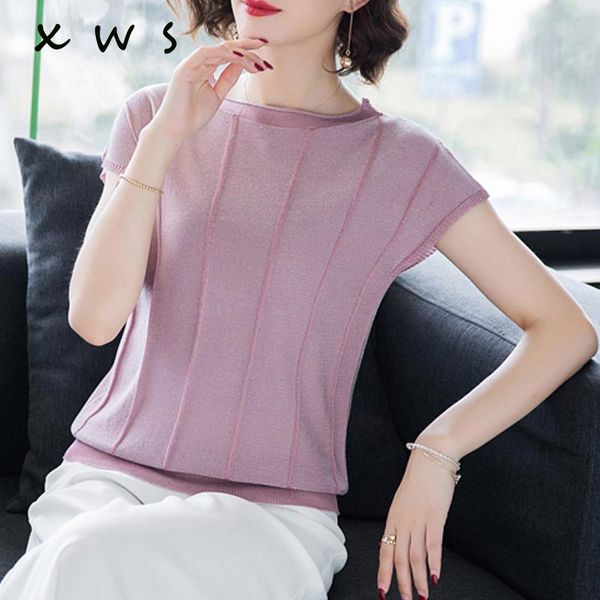 women's sweaters shiny lurex summer sweater 2021 cotton crewneck female slim pullover color short sleeve thin, White;black
women's sweaters shiny lurex summer sweater 2021 cotton crewneck female slim pullover color short sleeve thin, White;black