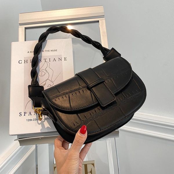 Evening Bags Small PU Leather Saddle Crossbody For Women 2021 Winter Simple Shoulder Bag Luxury Trending Handbags And Purses
Evening Bags Small PU Leather Saddle Crossbody For Women 2021 Winter Simple Shoulder Bag Luxury Trending Handbags And Purses