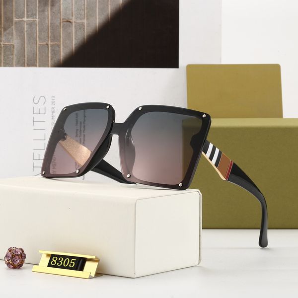 designer luxury mens womens brand oversized black sunglasses fashion square sun glasses uv protection lens coating plated frame 8305 with bo, White;black
designer luxury mens womens brand oversized black sunglasses fashion square sun glasses uv protection lens coating plated frame 8305 with bo, White;black