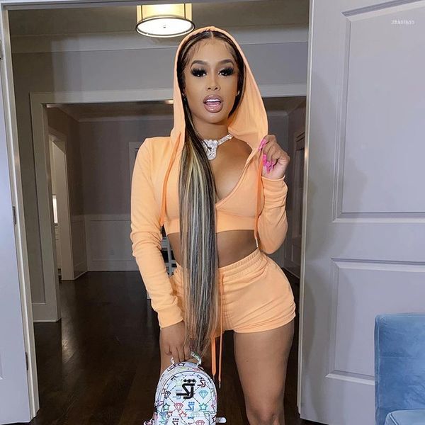 2021 autumn zip up cardigan hooded sweatshirt crop drawstring sporty shorts women solid casual two pieces set1, Gray
2021 autumn zip up cardigan hooded sweatshirt crop drawstring sporty shorts women solid casual two pieces set1, Gray