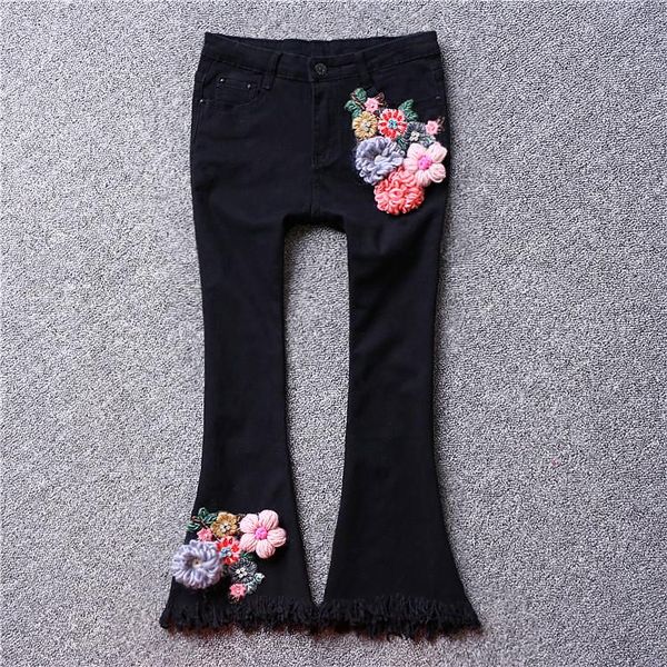 women's jeans european station 2021 autumn and winter fashion micro-horn embroidered diamonds edge wide leg pants black, Blue
women's jeans european station 2021 autumn and winter fashion micro-horn embroidered diamonds edge wide leg pants black, Blue