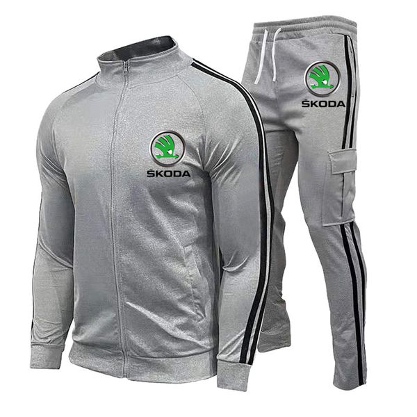 2-piece set full zipper big circle pattern sportswear printing street casual long-sleeved breathable soft wicking men's, Gray
2-piece set full zipper big circle pattern sportswear printing street casual long-sleeved breathable soft wicking men's, Gray