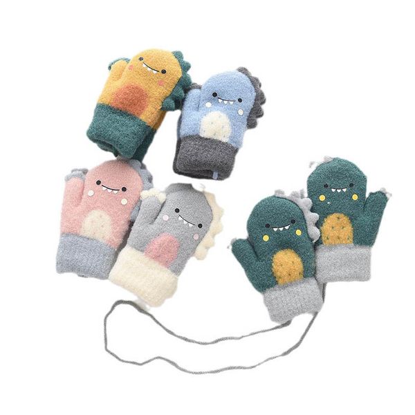 children mittens fashion gloves knit girls accessories winter cartoon dinosaur baby warm bag refers to boys and young 1-3 yearsb9064, White
children mittens fashion gloves knit girls accessories winter cartoon dinosaur baby warm bag refers to boys and young 1-3 yearsb9064, White