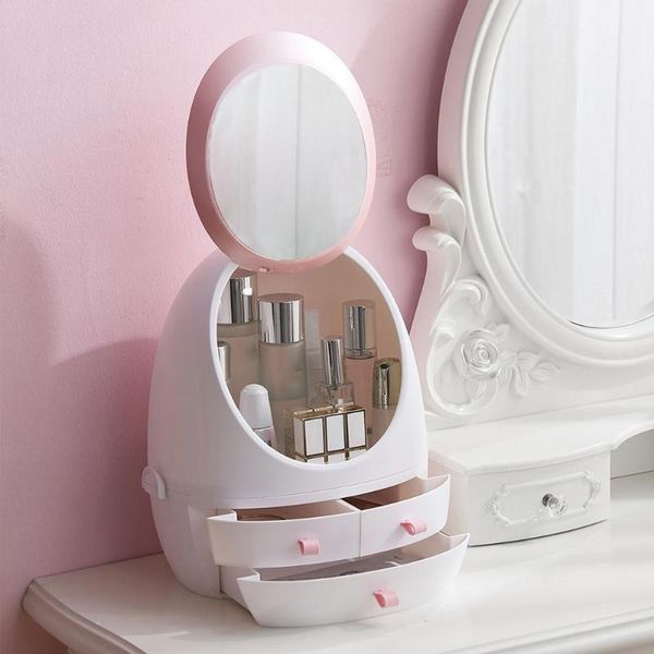 bathroom storage & organization cosmetic box makeup organizer portable deskdisplay case with mirror for dresser
bathroom storage & organization cosmetic box makeup organizer portable deskdisplay case with mirror for dresser