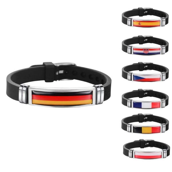 party favor event commemorative patriotic sports adjusting bracelet stainless steel national flag silicone fan
party favor event commemorative patriotic sports adjusting bracelet stainless steel national flag silicone fan