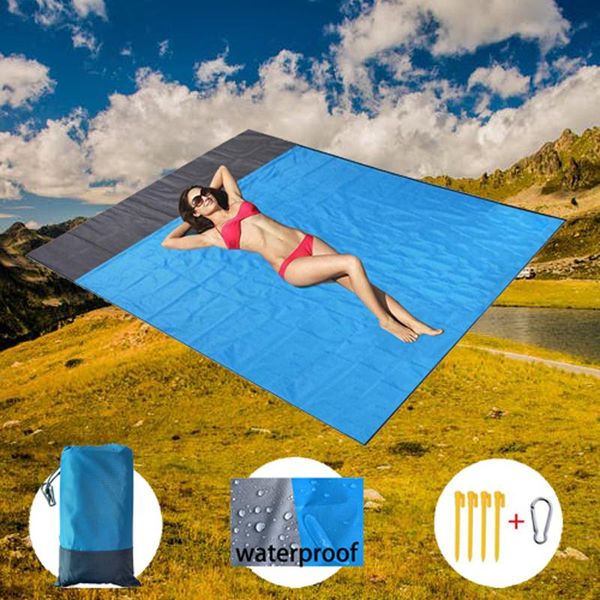 outdoor pads beach blanket sandproof mat mountaineering sheet waterproof sand with stakes lightweight for picnic camping
outdoor pads beach blanket sandproof mat mountaineering sheet waterproof sand with stakes lightweight for picnic camping