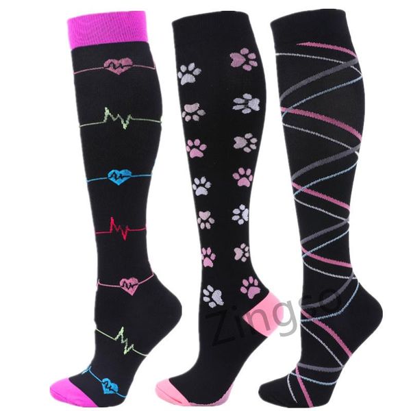 men's socks compression running sports socsk women knee high nylon outdoor racing varicose veins edema 20-30mmhg stocking, Black
men's socks compression running sports socsk women knee high nylon outdoor racing varicose veins edema 20-30mmhg stocking, Black