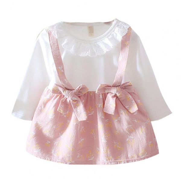 girl's dresses girls cute spring dress splicing floral print long sleeve fluffy casual wear baby clothing, Red;yellow
girl's dresses girls cute spring dress splicing floral print long sleeve fluffy casual wear baby clothing, Red;yellow