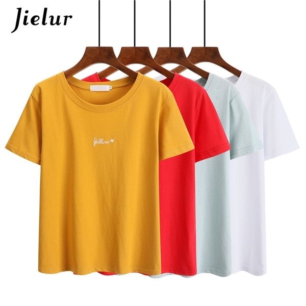 female tshirt letters embroidery cotton 5 colors short sleeve summer t-shirt women o-neck brief vintage tee shirts mujer 210426, White
female tshirt letters embroidery cotton 5 colors short sleeve summer t-shirt women o-neck brief vintage tee shirts mujer 210426, White