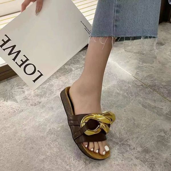 official website 70% off outlet chain thick-soled half slippers women summer new style outer wear red ins tide lazy one-word drag big head m, Black
official website 70% off outlet chain thick-soled half slippers women summer new style outer wear red ins tide lazy one-word drag big head m, Black