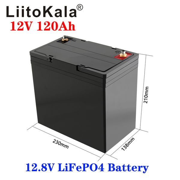 liitokala 12.8v 120ah lifepo4 battery pack with bluetooth bms 12v for go cart ups household appliances inverter
liitokala 12.8v 120ah lifepo4 battery pack with bluetooth bms 12v for go cart ups household appliances inverter
