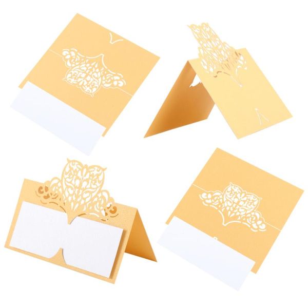 30pcs hollow floral place cards golden table name reception for wedding banquet (golden) greeting
30pcs hollow floral place cards golden table name reception for wedding banquet (golden) greeting