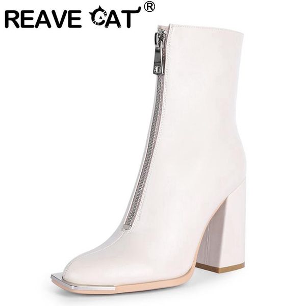 boots reave cat 2021 women ankle boot square toe 9cm high block heels stylish british classic zipper big size 34-42 spring a3403, Black
boots reave cat 2021 women ankle boot square toe 9cm high block heels stylish british classic zipper big size 34-42 spring a3403, Black