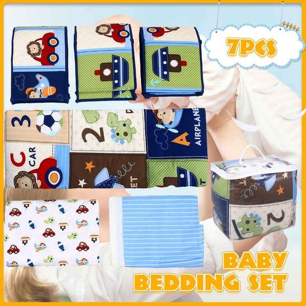 7pcs cute cushion cot bumpers baby bed bedding kit cotton embroidered comforter removable washable crib side protector set sets
7pcs cute cushion cot bumpers baby bed bedding kit cotton embroidered comforter removable washable crib side protector set sets