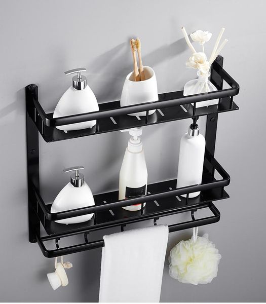 bathroom storage & organization aluminum shelf black gold shelves rack with hooks single dual tier wall mounted corner
bathroom storage & organization aluminum shelf black gold shelves rack with hooks single dual tier wall mounted corner