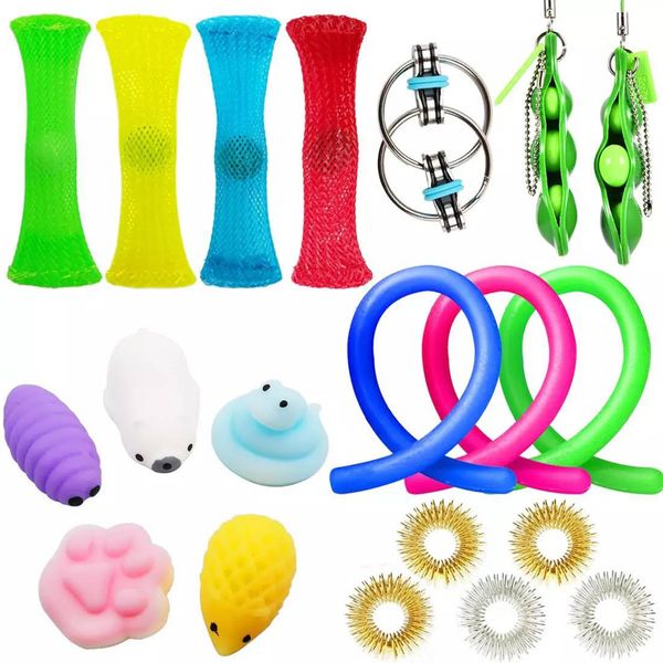 20pcs Adults Kids Sensory Fidget Toys Set Stress Relief Hand Toys with Squeeze Ball Flippy Chain Stretchy String Bean Squeeze#38
20pcs Adults Kids Sensory Fidget Toys Set Stress Relief Hand Toys with Squeeze Ball Flippy Chain Stretchy String Bean Squeeze#38