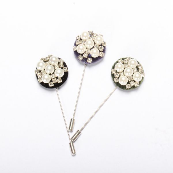 luxury designers mei new pure manual sewing classic masculine and feminine brooch suit bottom velvet bead button needle xmas gifts, Gray
luxury designers mei new pure manual sewing classic masculine and feminine brooch suit bottom velvet bead button needle xmas gifts, Gray